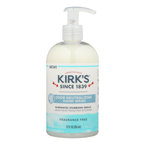 Kirk's Natural - Hand Soap Fragrance Free - 12 Fz - Vita-Shoppe.com