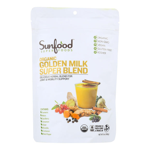 Sunfood - Super Blend Golden Milk - 1 Each -6 Oz - Vita-Shoppe.com