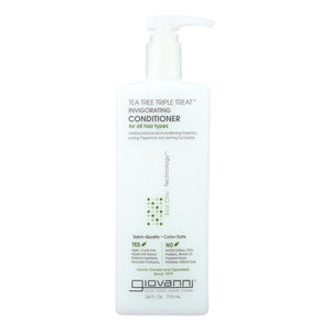 Giovanni Hair Care Products - Conditioner Tea Tree Invigorating - 24 Fz - Vita-Shoppe.com