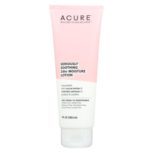 Acure - Lotion - Seriously Soothing 24 Hour Moisture - Unscented With Cocoa Butter - 8 Fl Oz. - Vita-Shoppe.com