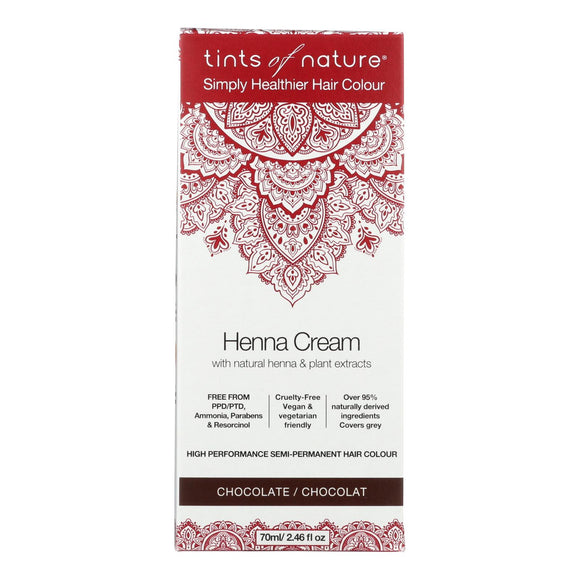 Tints Of Nature - Henna Cream Chocolate - 2.46 Fz - Vita-Shoppe.com