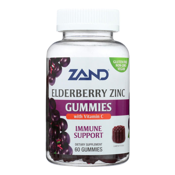 Zand - Gummies Elderberry Zinc - 1 Each - 60 Ct - Vita-Shoppe.com