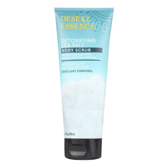 Desert Essence - Body Scrub Detox Sea Salt - 1 Each - 6.7 Oz - Vita-Shoppe.com