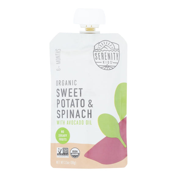 Serenity Kids Llc - Pouch Sweet Pot Spinach - Case Of 6 - 3.5 Oz - Vita-Shoppe.com