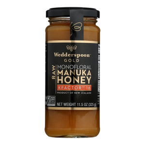 Wedderspoon Manuka Honey, Kfactor 16,  - Case Of 6 - 11.5 Oz - Vita-Shoppe.com