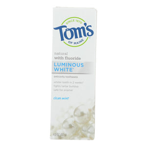 Tom's Of Maine - Thspst Luminous Cln Mint - Case Of 6 - 4 Oz - Vita-Shoppe.com