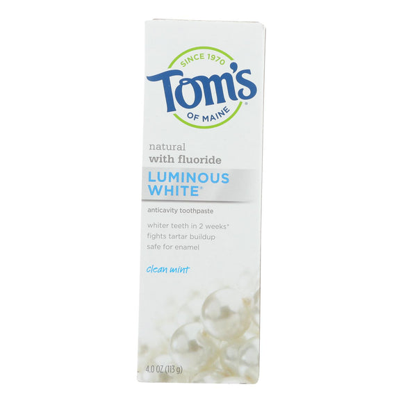 Tom's Of Maine - Thspst Luminous Cln Mint - Case Of 6 - 4 Oz - Vita-Shoppe.com