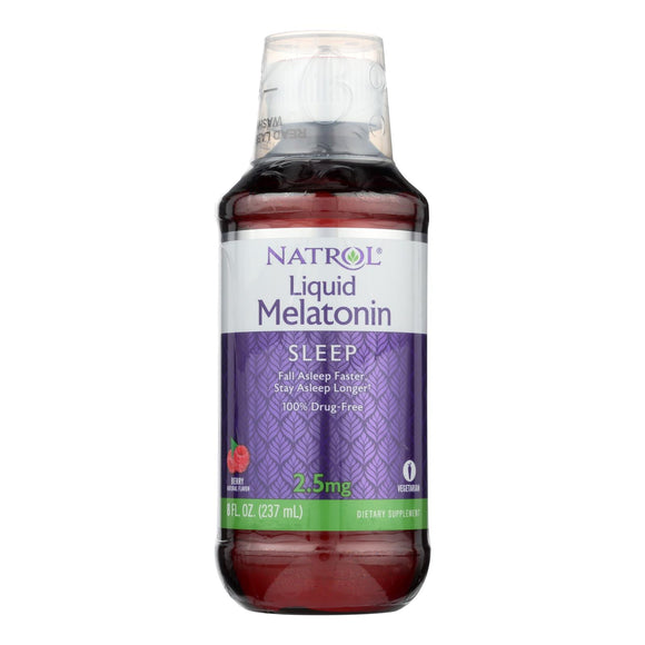 Natrol - Melatonin Liquid 2.5mg - 8 Fz - Vita-Shoppe.com