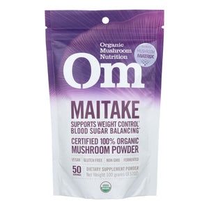 Om Organic Mushroom Nutrition Maitake Dietary Supplement Powder  - 1 Each - 3.5 Oz - Vita-Shoppe.com