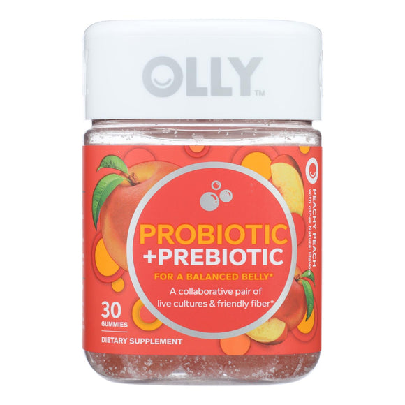 Olly - Pro-prebiotics Peach - 1 Each - 30 Ct - Vita-Shoppe.com