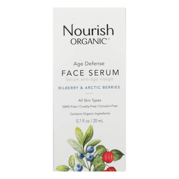 Nourish - Face Serum Age Defense - 1 Each - 0.7 Fz - Vita-Shoppe.com