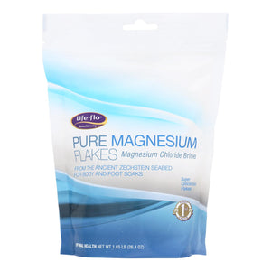 Life Flo - Magnesium Flakes Pure - 1 Each - 1.65 Lb - Vita-Shoppe.com