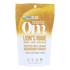 Om Organic Mushroom Powder  - 1 Each - 3.5 Oz - Vita-Shoppe.com