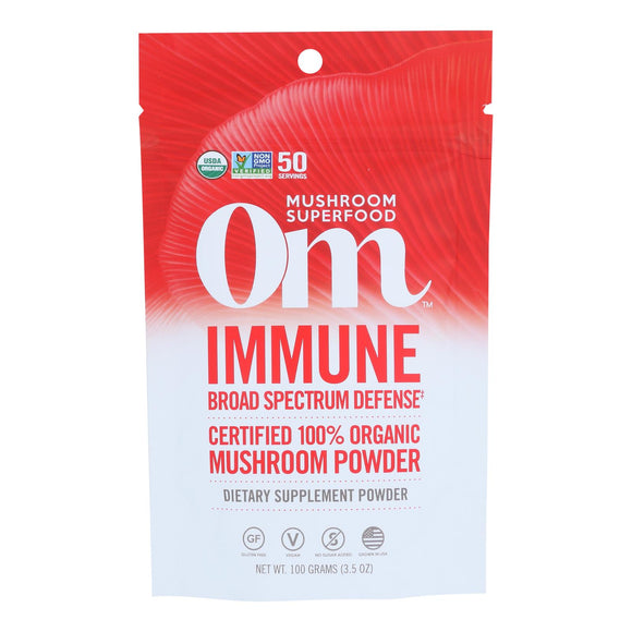 Om - Immune Organic Powder 100grm - 1 Each - 3.5 Oz - Vita-Shoppe.com