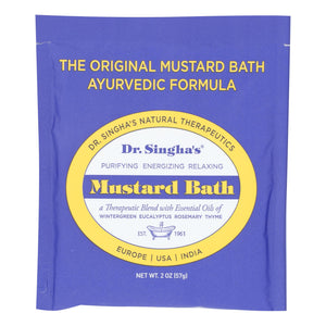 Dr. Singha's Mustard Bath  - Case Of 14 - 2 Oz - Vita-Shoppe.com