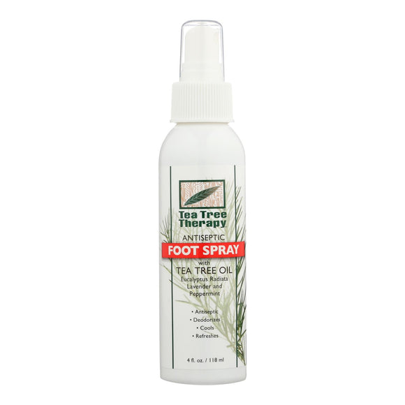 Tea Tree Therapy - Foot Spray Antiseptic - 1 Each - 4 Oz - Vita-Shoppe.com