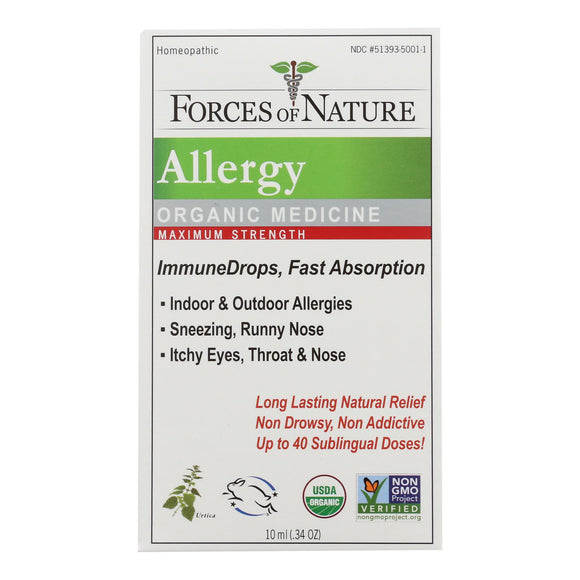 Forces Of Nature - Allergy Drp Max Immun - 1 Each - 10 Ml - Vita-Shoppe.com