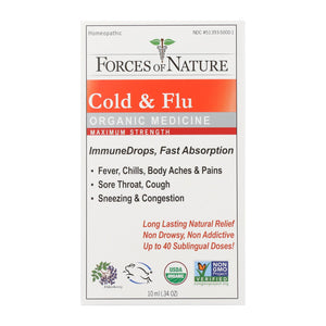 Forces Of Nature - Cold&flu Drp Max Immu - 1 Each - 10 Ml - Vita-Shoppe.com