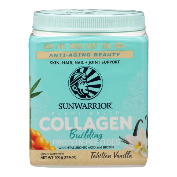 Sunwarrior - Collagen Tahitian Vanilla - 1 Each - 17.6 Oz - Vita-Shoppe.com