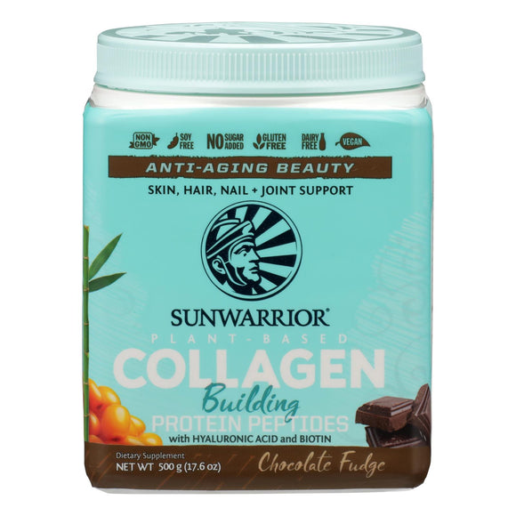 Sunwarrior - Collagen Chocolate - 1 Each - 17.6 Oz - Vita-Shoppe.com