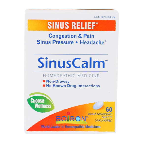 Boiron - Sinus Calm Sinus Relief - 1 Each - 60 Tab - Vita-Shoppe.com