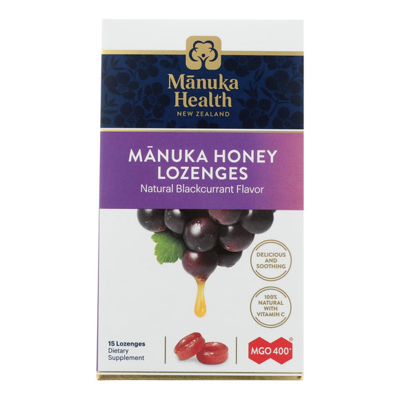 Manuka Health - Loz Honey Mgo 400+ Blkcrnt - 1 Each 1-15 Ct - Vita-Shoppe.com