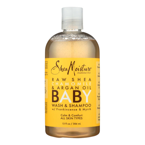 Shea Moisture - Baby Wash-Shampoo Raw Shea Chamomile and Argan Oil - 1 Each-13 Oz - Vita-Shoppe.com