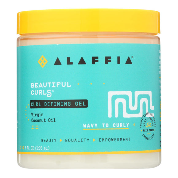 Alaffia - Hair Gel Curl Defining - 1 Each-8 Fz - Vita-Shoppe.com