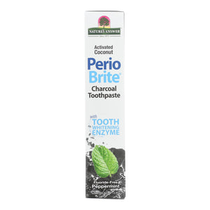 Nature's Answer - Tpste Charcoal Pprmint - 1 Each-4 Oz - Vita-Shoppe.com