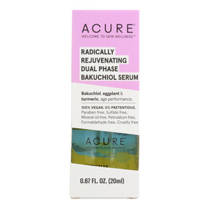 Acure - Serum Rad/rejv Bakuchiol - 1 Each-0.67 Fz - Vita-Shoppe.com