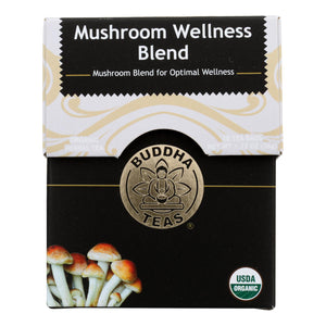 Buddha Teas - Tea Mushroom Wllnss Blend - Case Of 6-18 Bag - Vita-Shoppe.com