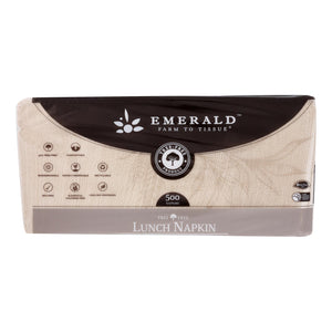 Emerald Brand - Napkins Lunch 500 Ct - Cs Of 12-500 Ct - Vita-Shoppe.com