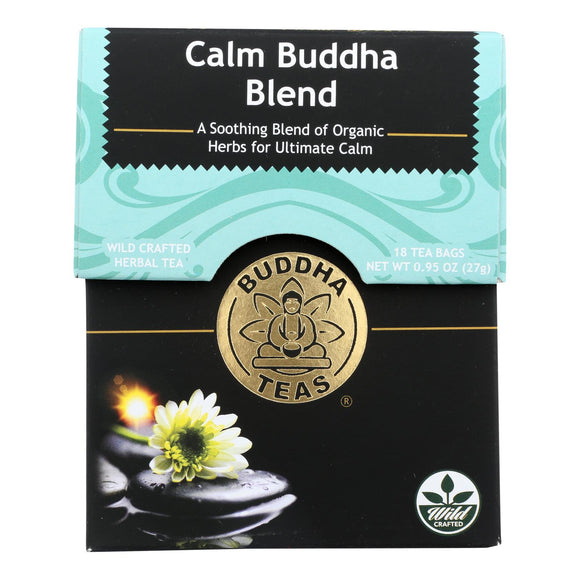 Buddha Teas - Tea Calm Buddha Blend - Case Of 6-18 Bag - Vita-Shoppe.com