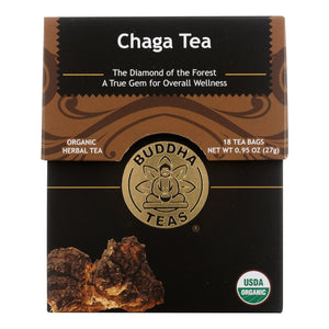 Buddha Teas - Tea Chaga - Case Of 6-18 Bag - Vita-Shoppe.com