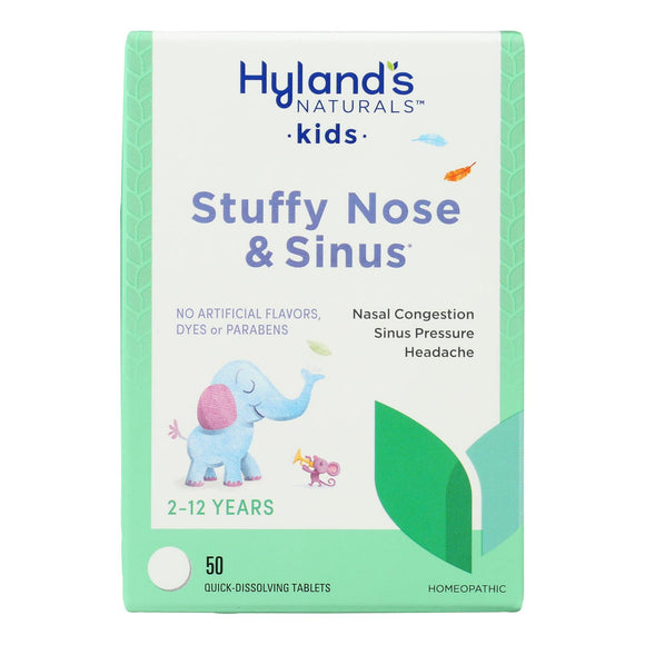 Hyland's - Sinus & Stuffy Nose - 1 Each-50 Ct - Vita-Shoppe.com