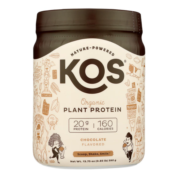 Kos - Protein Powder Chocolate - 1 Each-13.75 Oz - Vita-Shoppe.com