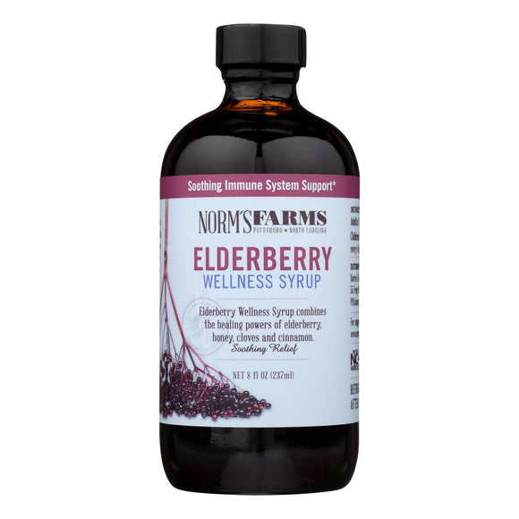 Norms Farms - Elderberry Syrup - 1 Each 1-8 Fz - Vita-Shoppe.com