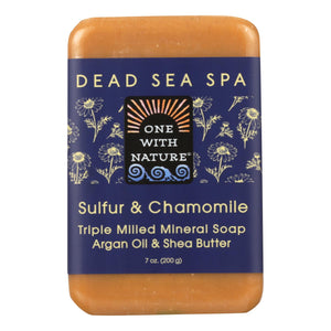 One With Nature - Bar Soap Dead Sea Sulfur - 1 Each 1-7 Oz - Vita-Shoppe.com