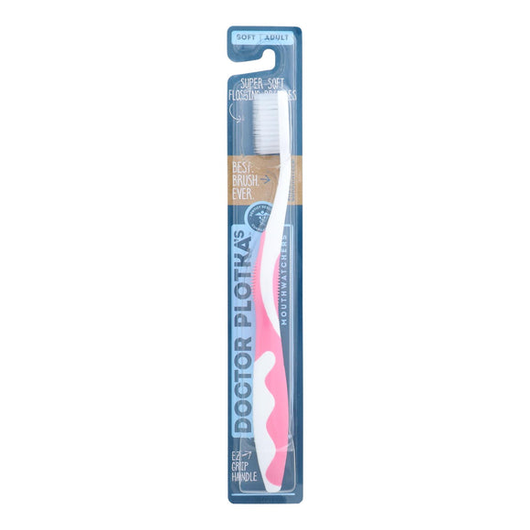 Doctor Plotka's - Toothbrush Adult Rose - Case Of 6-1 Ct - Vita-Shoppe.com