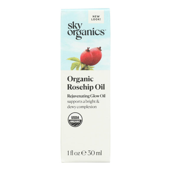 Sky Organics - Rosehip Oil Organic - 1 Each-1 Fluid Ounce - Vita-Shoppe.com