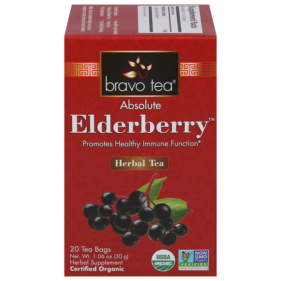 Bravo Teas&herbs - Tea Elderberry - 1 Each-20 Bag - Vita-Shoppe.com