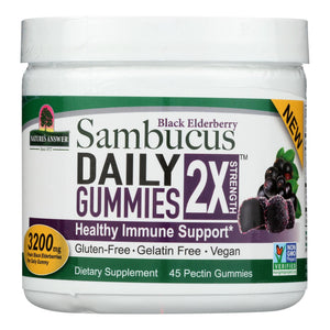 Nature's Answer - Sambucus Daily Gummies 2x - 1 Each-45 Ct - Vita-Shoppe.com