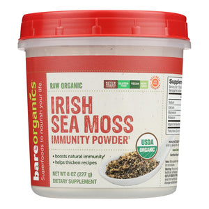 Bare Organics - Irish Sea Moss Powder - 1 Each-8 Oz - Vita-Shoppe.com