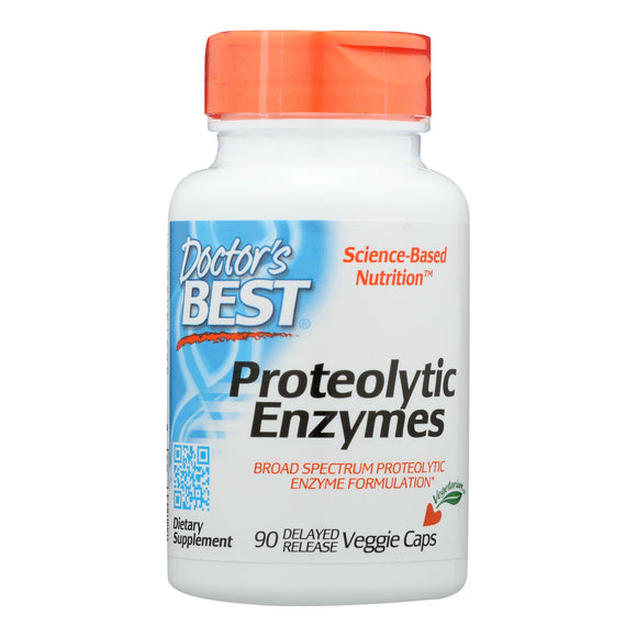 Doctor's Best - Proteolytic Enzymes - 1 Each-90 Ct - Vita-Shoppe.com