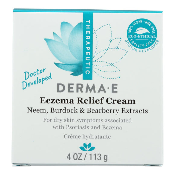 Derma E - Cream Eczema Relief - 1 Each 1-4 Oz - Vita-Shoppe.com