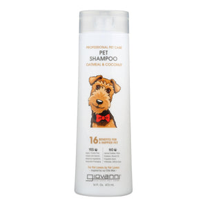 Giovanni Hair Care Products - Pet Shampoo Oatmeal & Coconut - 1 Each-16 Fz - Vita-Shoppe.com