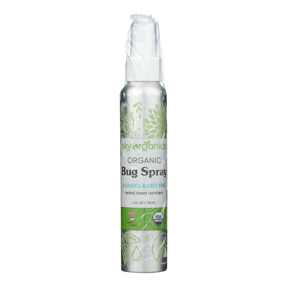 Sky Organics - Bug Spray Deet Free - 1 Each-4 Fz - Vita-Shoppe.com