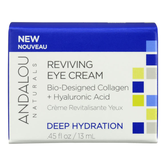 Andalou Naturals - Eye Cream Dp Hyd Reviving - 1 Each-.45 Fz - Vita-Shoppe.com