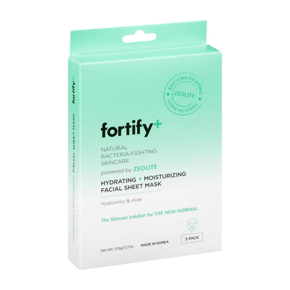 Fortify+ - Mask Sheet Hydrt Moist - 1 Each 1-5 Ct - Vita-Shoppe.com