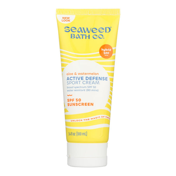 The Seaweed Bath Co - Snscrn Act Def Sprt Spf50 - 1 Each-3.4 Fz - Vita-Shoppe.com